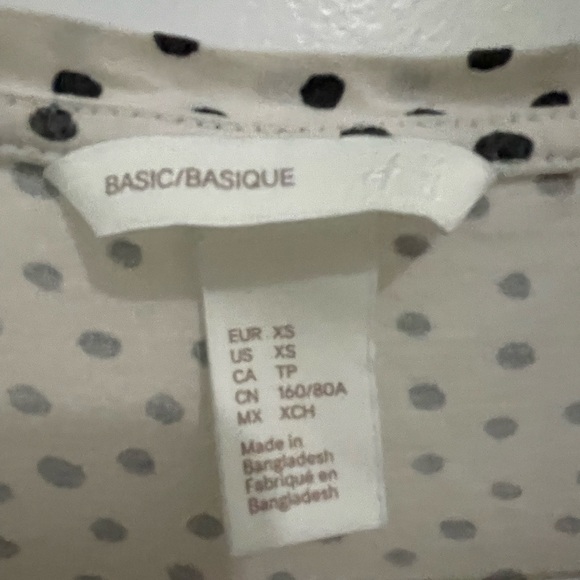 White Polka Dot Shirt - Picture 2 of 3